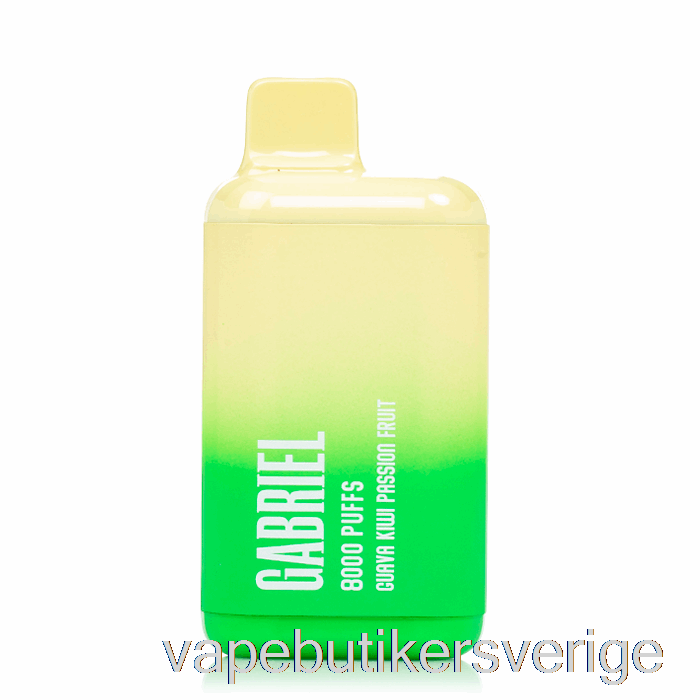 Vape Sverige Uwell Gabriel Bf8000 Engångs Guava Kiwi Passionsfrukt
